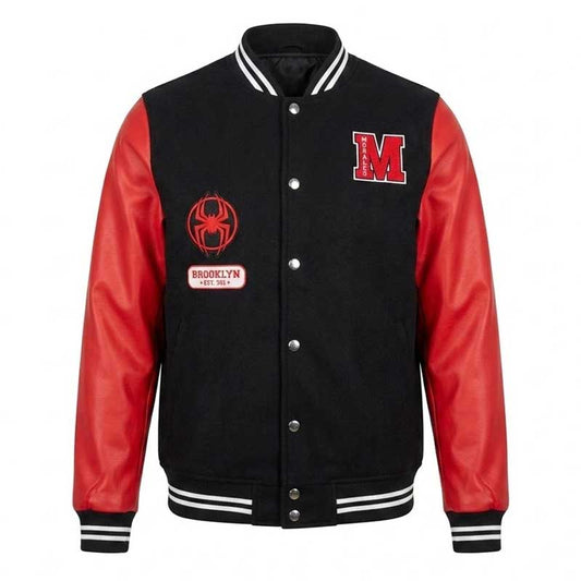 Miles Morales Spider-Man Across the Spider-Verse varsity jacket by 3AMOTO - 3amoto shop
