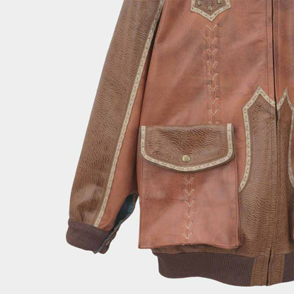 Custom Monster Alma Handler inspired leather jacket for men and women