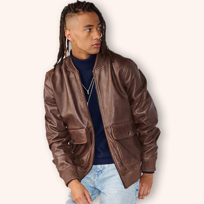 new Harrington leather bomber jacket 3amoto