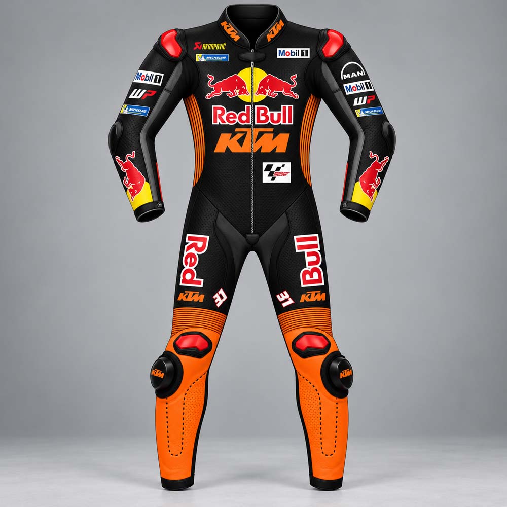 Pedro Acosta KTM Winter Test 2024 motorcycle racing suit by 3amoto
