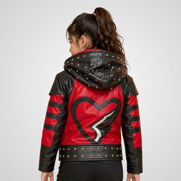 Kylie Cantrall inspired Rise of Red leather jacket for girls