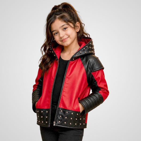 Rise of Red leather jacket for girls inspired by Descendants 4