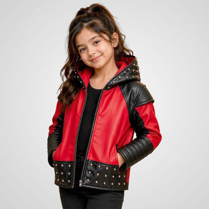 Rise of Red leather jacket for girls inspired by Descendants 4