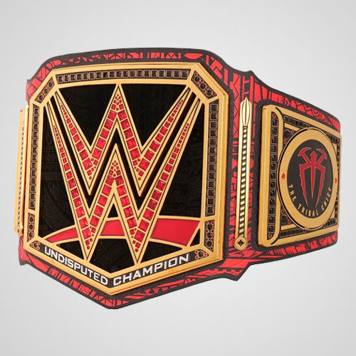 8mm Roman Reigns Signature Series wrestling belt with premium leather strap