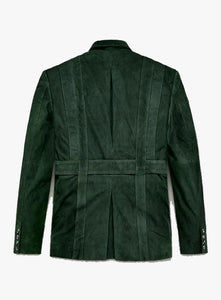 Expedition Safari Forest Suede Leather Blazer