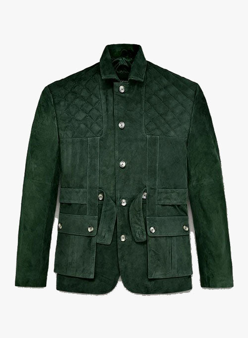 Expedition Safari Forest Suede Leather Blazer