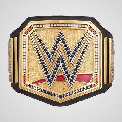 Undisputed Championship Replica Title Belt with gold WWE logo