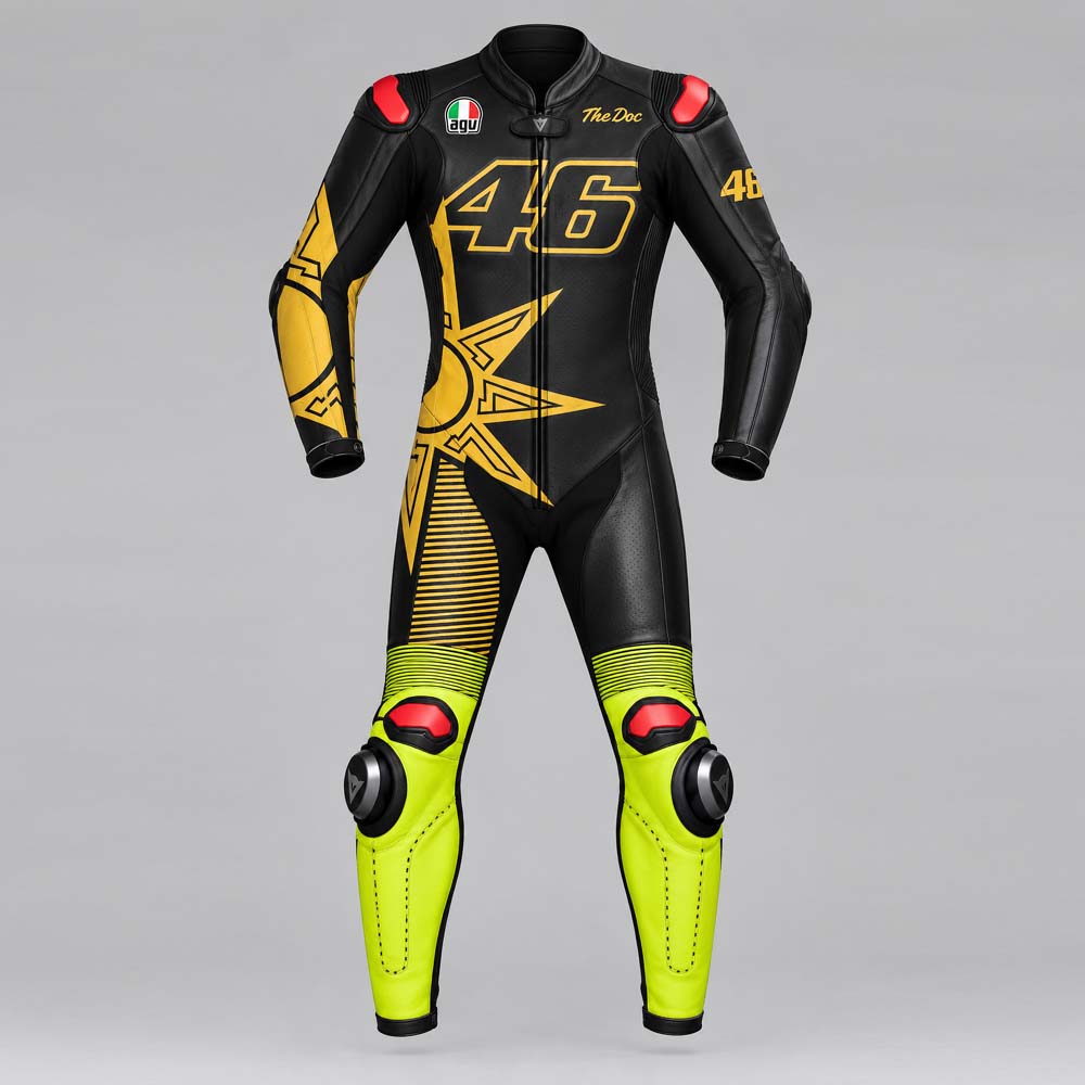 Valentino Rossi Soleluna Vale 46th Birthday Motorcycle Race Suit