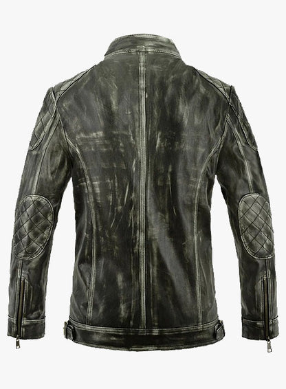 SleekForm William Charcoal Leather Jacket