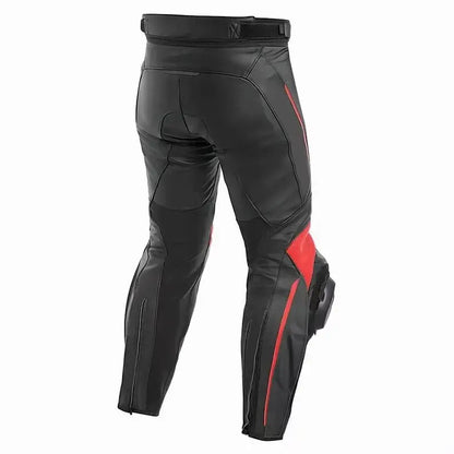 Genuine cowhide women's motorcycle racing trousers with knee protection