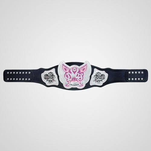 WWE-inspired Divas championship belt displayed as wrestling memorabilia