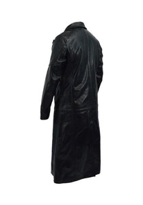 leather long coat for sale