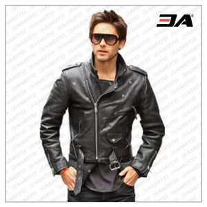 Leto Black Leather Jacket
