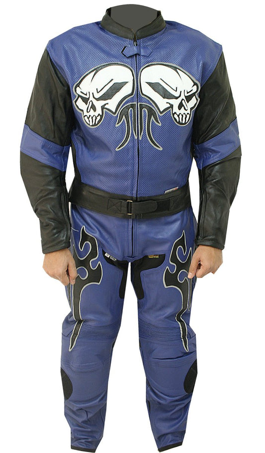 Blue Moon Motorbike Leather Suit - 3amoto shop