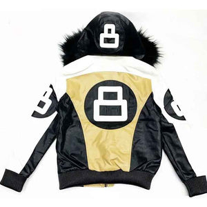 8 ball hooded jacket