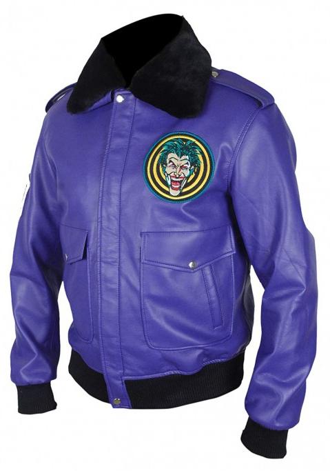 Batman Purple Bomber Jacket