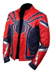Avengers Infinty War Spider Man Leather Jacket