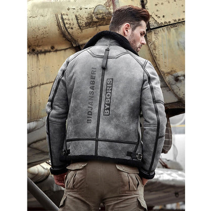 Mens Shearling Coat