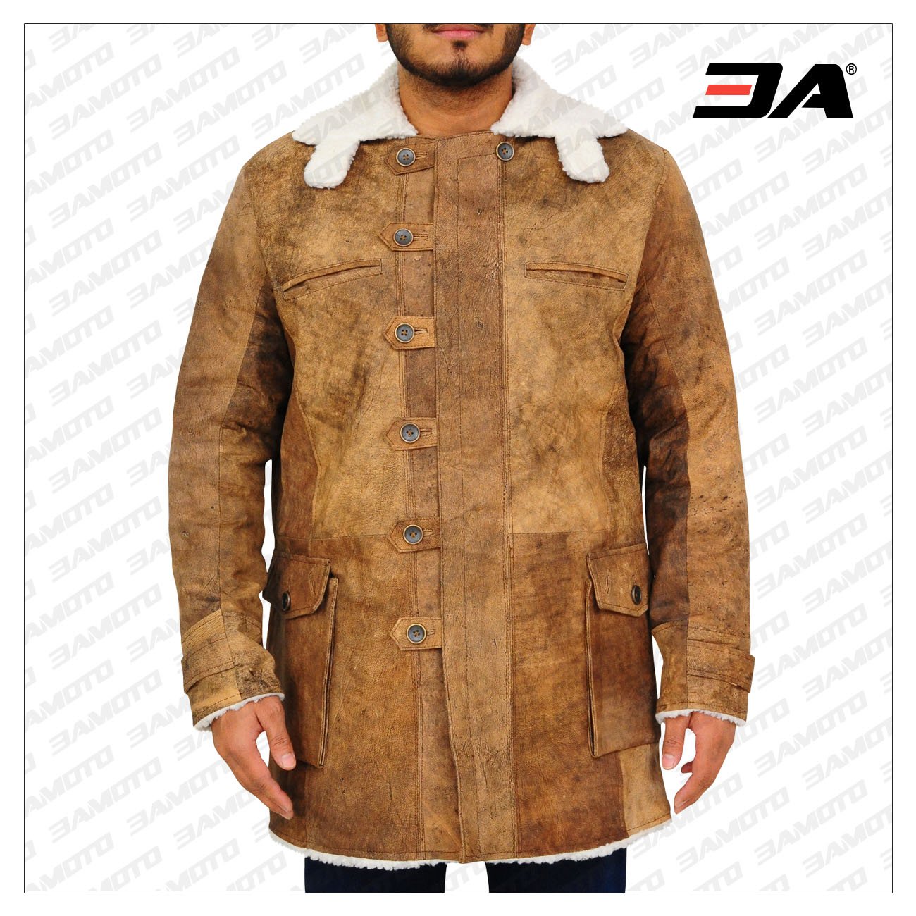 Stylish Brown Bane Leather Jacket