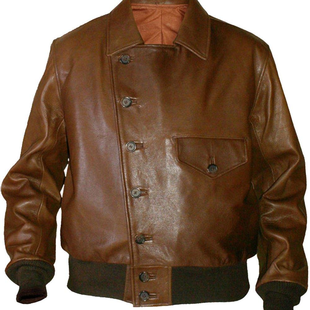 Barnstormer Leather Bomber Jacket - 3amoto