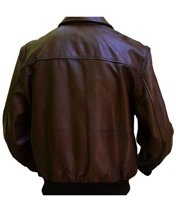 Barnstormer Leather Bomber Jacket - 3amoto