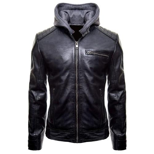 Batman Hoodie Leather Jacket