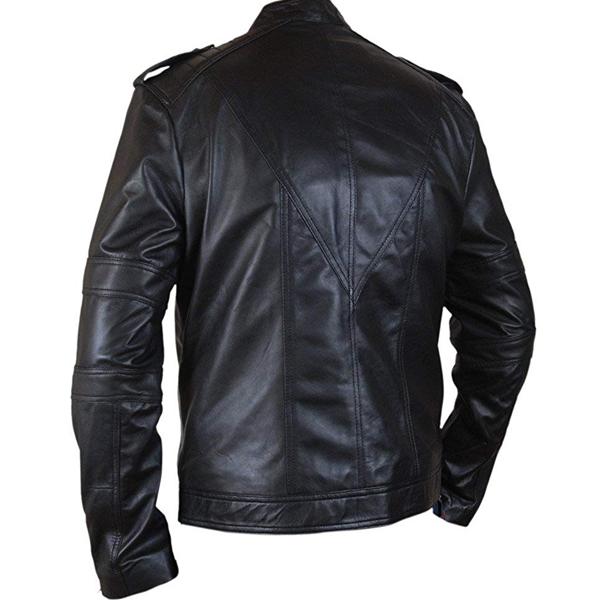 Mens Handed Leather Batman deals Jacket