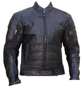 Batman Motorcycle Black Leather Racing Jacket
