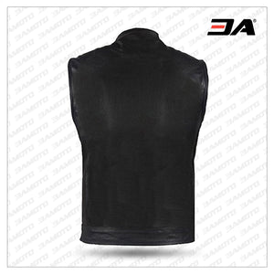 Club Leather Motorcycle Vest