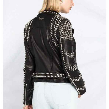 Biker Leather Jacket Women