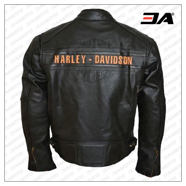 Bill Goldberg Harley Davidson Biker Jacket