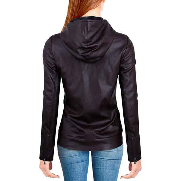 Black Leather Jacket for Women