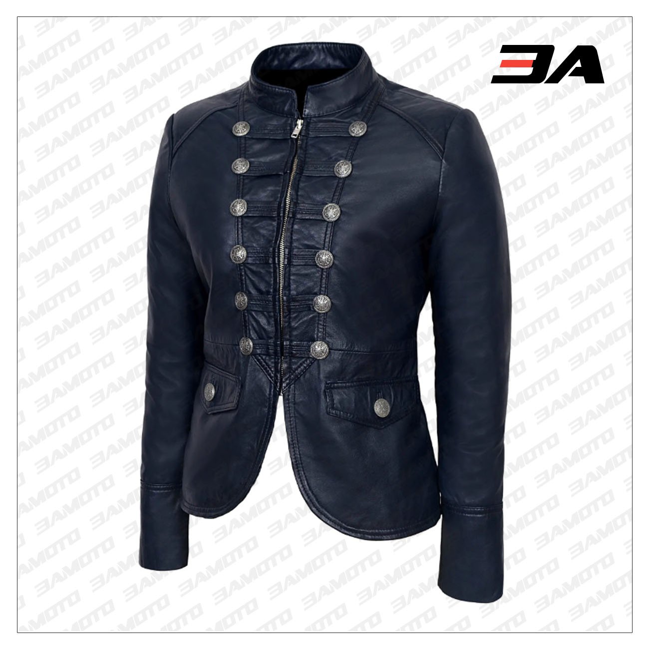 Blue military clearance style jacket