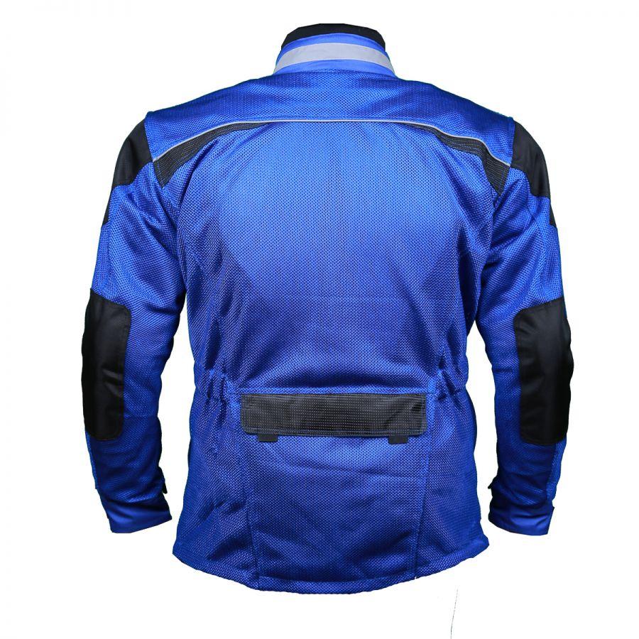 Blue Cool Rider Motorcycle Mesh Jacket - Best Mesh Jacket