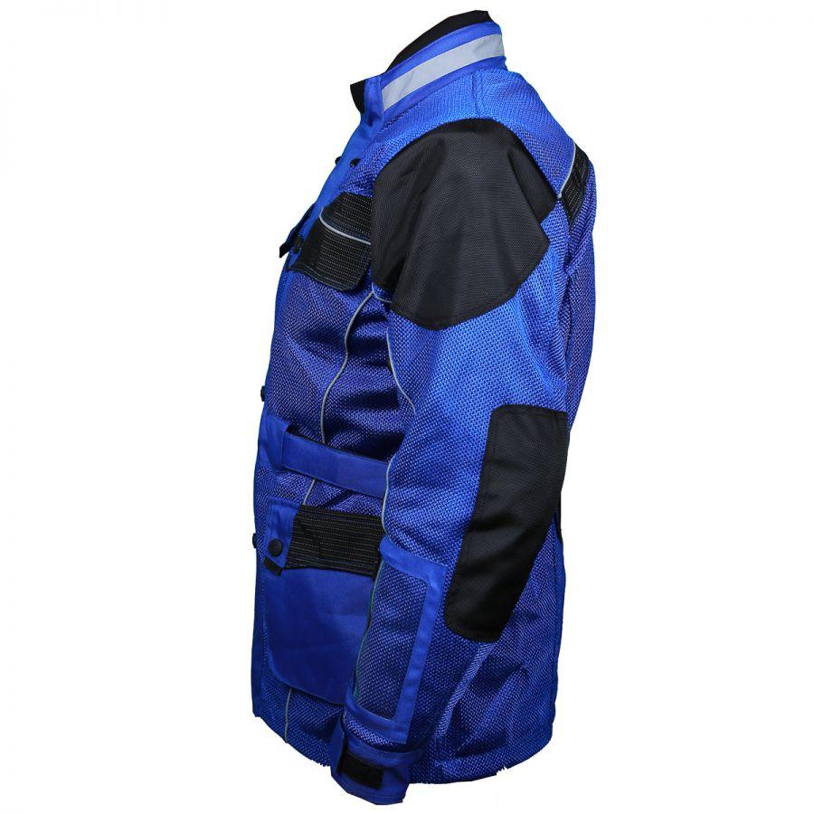 Blue Cool Rider Motorcycle Mesh Jacket - Best Mesh Jacket for Sale