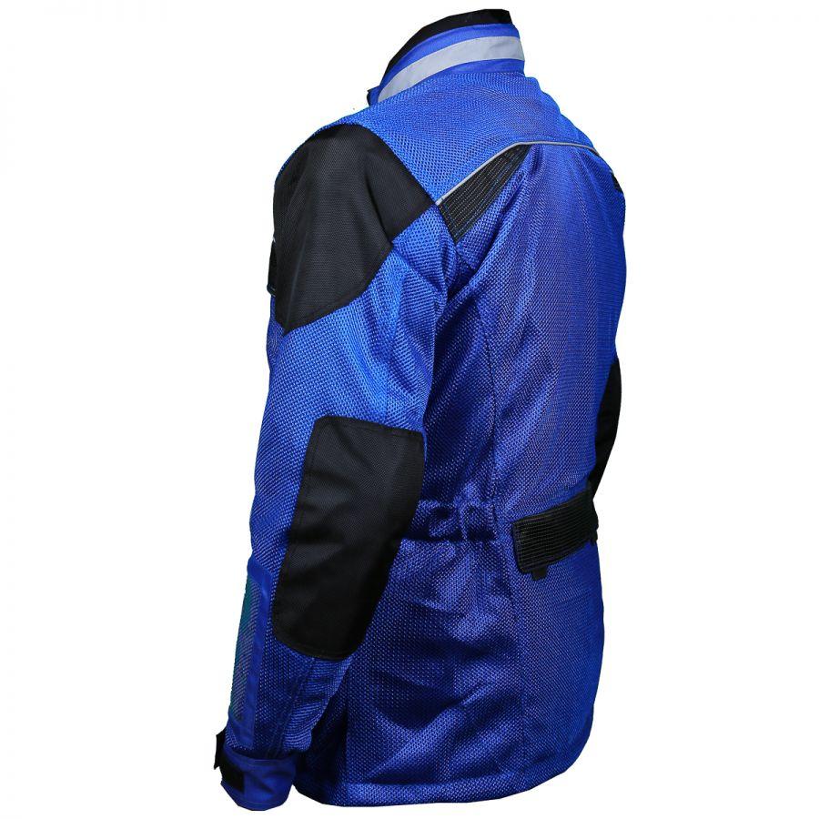Blue Cool Rider Motorcycle Mesh Jacket - Best Mesh Jacket for Sale