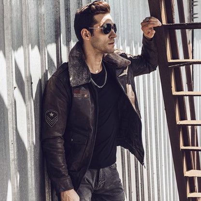 Aviator Leather Jacket