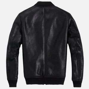 Bomber leather Jacket