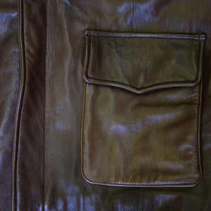 Brown Indy Leather Jacket - 3amoto