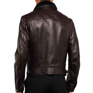 Brown Leather Shearling Jackets