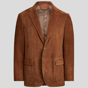 Brown Suede Jackets for Men