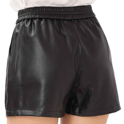 Buy Leather Short Black