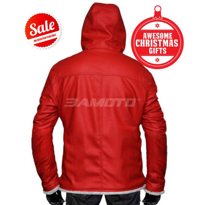 Buy Christmas Special Santa Claus Real Lining Leather Jacket