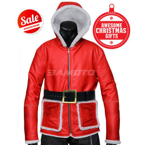 CHRISTMAS SPECIAL SANTA CLAUS Real LINING LEATHER JACKET
