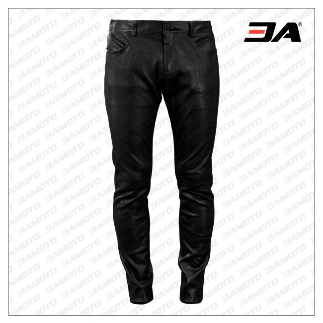 Cool Slim Fit Hippie Leather Pant