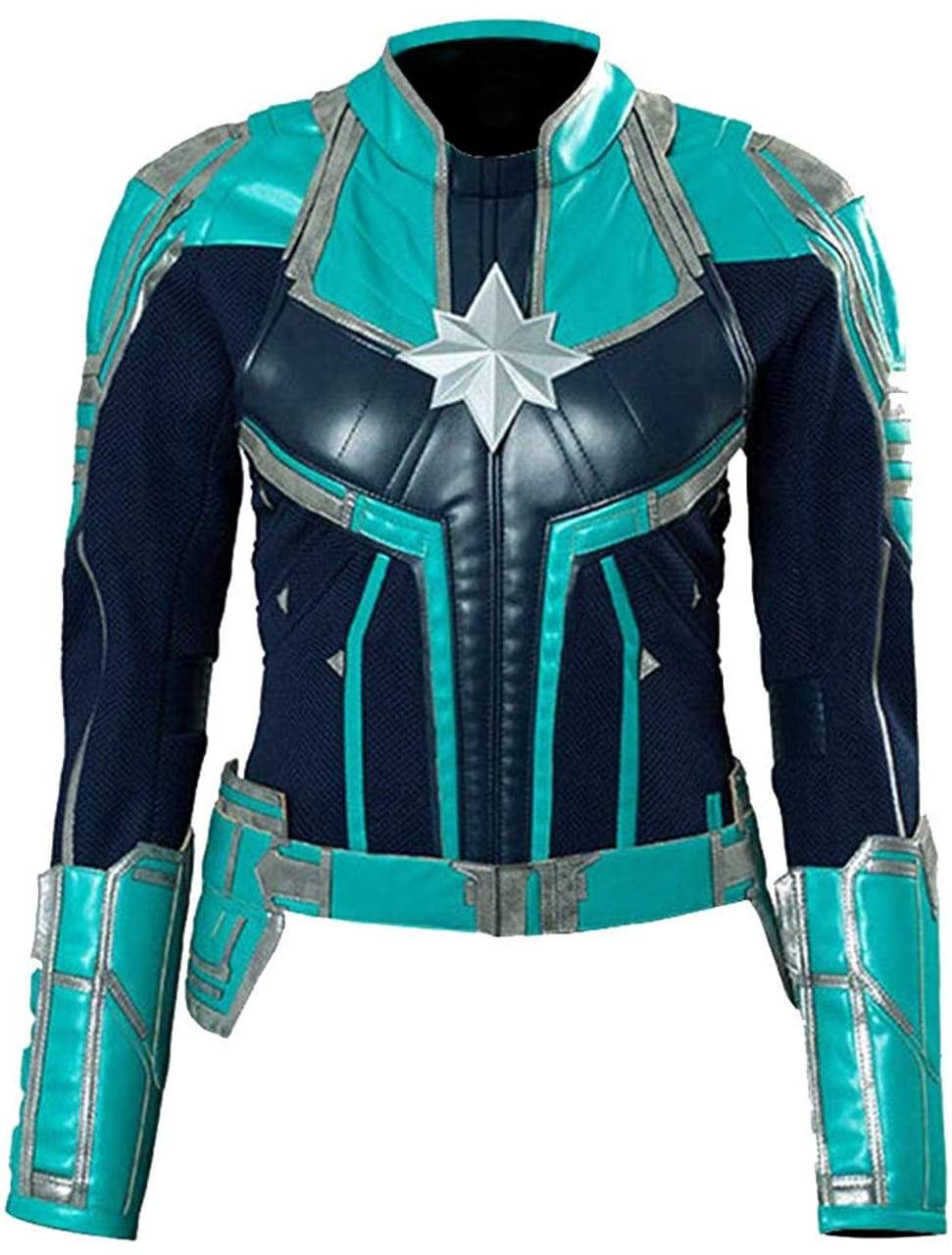 Captain marvel shop faux leather jacket