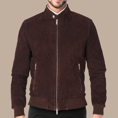 Chocolate Brown Leather Jacket