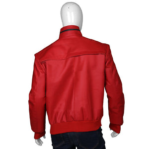 Cobra Kai Johnny Lawrence Red Leather Jacket