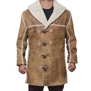 Cullen Bohannon Hell On Wheels Distressed Leather Coat