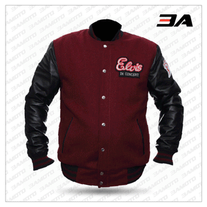 Elvis In Concert Jacket – Varsity Jacket Leather